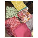 Linen and fabric napkins