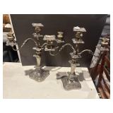 Pair of Old Sheffield Plate on Copper Grand 3