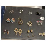 12 pairs of earrings