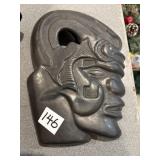 Vtg oaxaca Mexico Folk Art Mask 9" x 6ï¿½