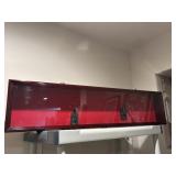 Cherry finish gun rack/case