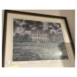 Limited Edition White Hall Print 29" x 24?