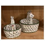 2- R.C. & Cal Juncal-Porto De Mos Hand Painted