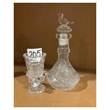Hofbauer Byrds Crystal German Cut Glass