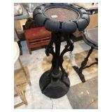 Heavy wood antique plant stand