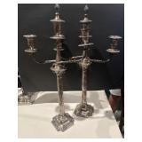 Matthew Boulton(?) silverplate candelabras