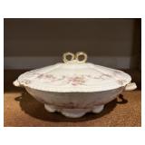 Rare Theodore Haviland Limoges Pink Morning Glory