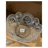 Hofbauer Byrds Crystal German Cut Glass