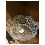 Hofbauer Byrds Crystal German Cut Glass