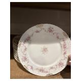 Rare Theodore Haviland Limoges Pink Morning Glory