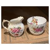 Aynsley england bone china cream and sugar