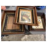 Vtg wooden picture frames