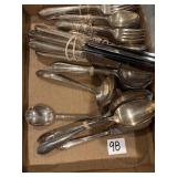 55 pc Rogers and Sons exquisite silver plate