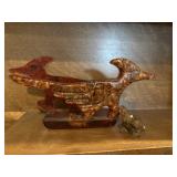 "Vomit" napkin holder and frog