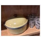 Club aluminum pot and MCM glasses