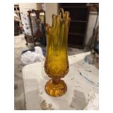 LE Smith swung glass vase 11"
