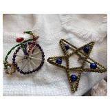 Vintage beaded ornaments