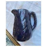 6" navy/purple sponge Bybee pitcher