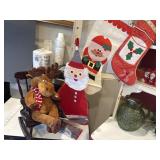 Vtg stockings and reindeer