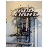 Lg Bud Light Beer Sign- Neon -not working