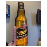 Lrg Miller genuine draft beer sign-works