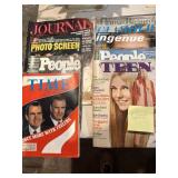 9 magazines 1960s and 70s
