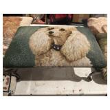 Poodle foot stool