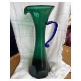 Vintage Blenko Wayne Husted Nile Green Pitcher,