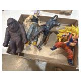 DragobBall Z figurines, etc.