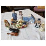 Salt and pepper shakers, figurines, etc.
