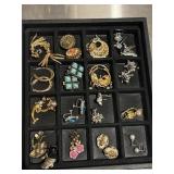 16 pair of earrings