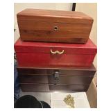 3 jewelry boxes