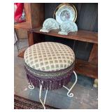 Small hanging shelves, vanity stool, decorative