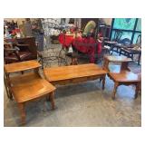 MCM side tables and coffee table