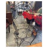 Iron peacock chair needs some repairs
