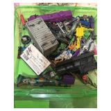 Large heart, action, figure parts, and weapons