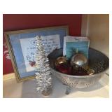 Colander, ornaments, etc.