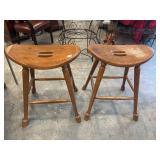 Wooden stools 26"x21ï¿½