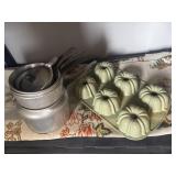 Avocado, Nordic ware  Bundt -lette pan, etc
