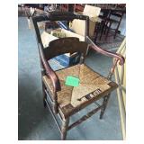ANC Hitchcock armchair with Rush seat