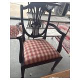 Childï¿½s Hepplewhite style shield back armchair,