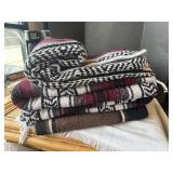 4 new Native American style blankets