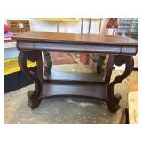 Petticoat mirrored hall table