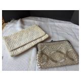 Vtg beaded cluthes