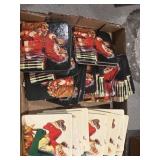 Coca-cola santa coasters