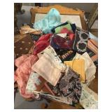 Vintage scarves and handkerchiefs