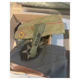 Military patches and hats