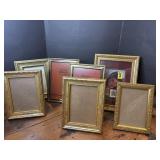 Gold and brass frames