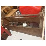 Primitive toolbox with contents 30 inches