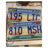 KY license plates